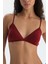 Bordo Basic Üçgen Formlu Soft Sütyen 5