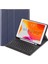 Apple iPad Air 11inç M2/M3 2025-2024 Kılıf Kablosuz Klavyeli Case Mobax 1