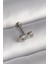 Çelik Gümüş Renk Zirkon Taşlı Sonsuzluk Model Tragus Piercing 1