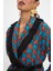 Kadın Ekose Desenli Ceket - Püskül ve Kemer Detaylı, Modern ve Şık Tasarım - Günlük ve Özel Kullanım Için 4