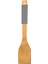 Bambu Spatula Silikon Tutma Yerli Isıya Dayanıklı Yanmaz Yapışmaz Gri 1