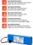 Xiaomi Vacuum Mop Pro Batarya Uyumlu (Orjinal Kapasite) 3200MAH Pil Robot Süpürge Bataryası 5