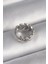 Çelik Gümüş Renk Zirkon Taşlı Yaprak Model Tragus Piercing 1