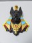 Mısır Tanrısı Anubis Duvar Maskesi - 3D Baskı Dekoratif Sanat 3