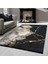 Dijital Kaymaz Yıkanabilir Gold Detaylı Modern Salon Halısı Mutfak Halısı Yolluk Balkon Halısı 1
