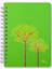 Hardwood Neon Spiralli Kareli Defter 2