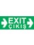 Çıkış Exıt Levha 12X32 Pvc Foreks 2.8mm 1