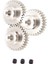 3 Adet 3.175MM Şaft Metal Pinyon Motor Dişlisi, 29T (Yurt Dışından) 3