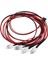 Rc Araba Işıkları 3-9V Işık Seti Far, 2 Beyaz 2 Kırmızı 8mm (Yurt Dışından) 4