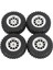 4 Adet 70MM Lastik Jant Mn D90 D99S Mn-90 MN91, Gümüş (Yurt Dışından) 1