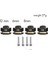 4 Adet 12MM Tekerlek Altıgen Adaptörü Trx4 1/10 Rc Araba Için 10MM (Yurt Dışından) 4