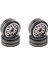 Mini Beadlock Tekerlek Jantları Göbeği 1/24 1/18 Rc Paletli Araba Titanyum (Yurt Dışından) 3