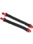 2 Adet Rc Araba Arka Şok Limit Kayışı 1/7 UDR-85076-4 Kırmızı (Yurt Dışından) 1