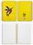 Hummingbird Neon Sarı Spiralli Kareli Defter 4