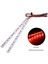 Araba Işık Şasisi 24 LED Işık Şeridi 1/10 1/8 Rc Araba 6V 12V Kırmızı (Yurt Dışından) 5