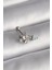 Çelik Gümüş Renk Zirkon Taşlı Sallantı Kalp Detay Tragus Piercing 1
