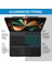 Apple iPad Pro 11 Inc 5. Nesil M4 (2024) 360° Dönebilen Touchpadli LED Aydınlatmalı Klavyeli Kılıf A2836 A2837 3