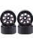 4 Adet 1.9 Metal Beadlock 8 Yuvarlak Delik Tekerlek Göbeği Jantı, Gri (Yurt Dışından) 1