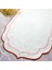 Kırmızı ve Pembe Renkli Pip Studio Uyumlu Çift Sargı Nakışlı 40 x 140 cm Keten Efektli Runner 2