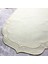 Krem Bej Renkli Bej Çift Sargı Nakışlı 40 x 140 cm Keten Efektli Runner 2