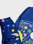 Kız Çocuk Pamuklu Lacivert Gezegen Yıldız Desenli Uzun Kollu Pijama Takımı 3