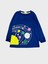 Kız Çocuk Pamuklu Lacivert Gezegen Yıldız Desenli Uzun Kollu Pijama Takımı 4