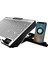Telefon Tutuculu Profesyonel Dizüstü Bilgisayar Notebook Soğutucu Laptop Stand Işıklı Oyuncu Laptoplarına Özel 8 Büyük Fanı Ile Hızlı Soğutma 2 USB Giriş S608 2