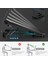Telefon Tutuculu Profesyonel Dizüstü Bilgisayar Notebook Soğutucu Laptop Stand Işıklı Oyuncu Laptoplarına Özel 2 Büyük Fanı Ile Hızlı Soğutma 2 USB Giriş N33 5