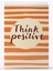 Think Positive Sert Kapak Spiralli Bloknot, 12X17 cm 2