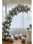 Gümüş Krom Balon 7 Adet 12INÇ 5