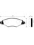Balata On ( 206=PEUGEOT=01- ) Sekmanlı Tıp ( 131X48X18) 1