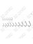 F-918 Bl Nickel Izu Ringed Iğne Iğne No : 8 2