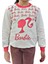 Kız Çocuk Barbie Yazılı Sweat Üst 1