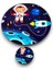 Gezegen Yuvarlak Mega Boy PUZZLE,30CM Puzzle,eğitici Oyuncak 4