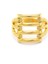 Altın Kaplama 4 Sıra Kaburga Kadın Yüzük YZK-229 1