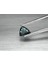0.97 ct 6.5x6.3 mm Trillion Bluish Green Sapphire Nigeria, Heated 1