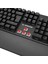 KB-R86 Umbra Siyah USB Rainbow Aydınlatmalı Red Switch Us Layout English Mekanik Gaming Oyuncu Klavye 6