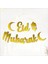 Eid Mubarak Gold Varaklı Banner 1