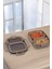 Bento 2 Bölmeli Taşınabilir Paslanmaz Çelik Yemek Kabı Termosu Lunch Box Dikdörtgen Haki 1000ML 1
