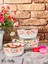 Rose Deluxe 3'lü Emaye Saklama Kabı 14-16-18 cm 1