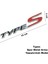 Type S Metal Arma Yapıştırma Spor Siyah Kırmızı Renk Arma Types Desenli Metal Arma Bagaj Çamurluk 2