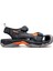 HM740093A Burnu Kapalı Siyah Lacivert Cırtlı Erkek Outdoor Trekking Spor Sandalet 1