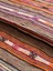4x5 Handwoven Turkish Kilim, Purple Striped Pattern With Pıtrak Motif, Vintage Wool Carpet, Boho Style Area Rug For Living Room Or Kitchen 3