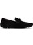 Erkek Siyah Süet Deri Loafer 25SFD630410 1