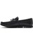 Erkek Siyah Deri Casual Loafer 25SFD6302FT 2