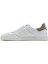 Erkek Beyaz Bağcıklı Deri Sneaker 25SFD674818 2