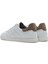 Erkek Beyaz Bağcıklı Deri Sneaker 25SFD674818 5