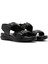 Kadın Siyah Deri Comfort Sandalet 25SFD150818 3
