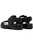 Kadın Siyah Deri Comfort Sandalet 25SFD150818 5
