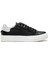 Kadın Siyah Bağcıklı Deri Sneaker 25SFD290518 1